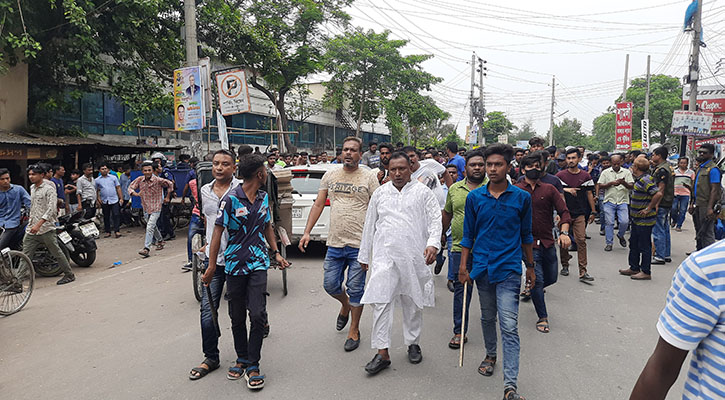 পাবনায় বিএনপির মিছিলে ছাত্রলীগের হামলা, আহত ১০